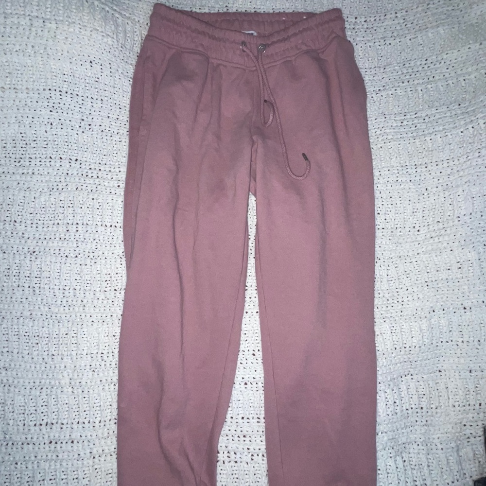 Pink jogger sweats